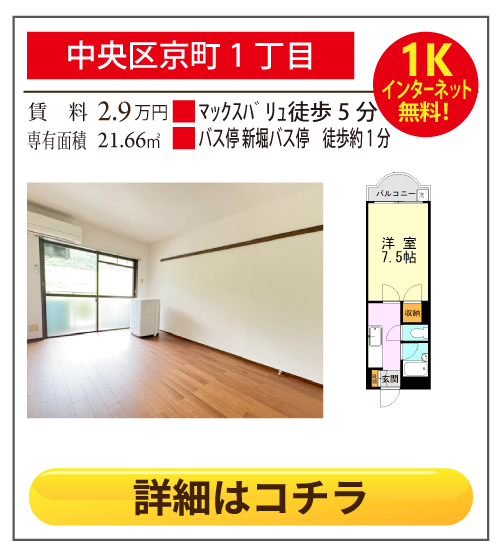 熊本県熊本市中央区京町1丁目ラフォーレ１６番館 302